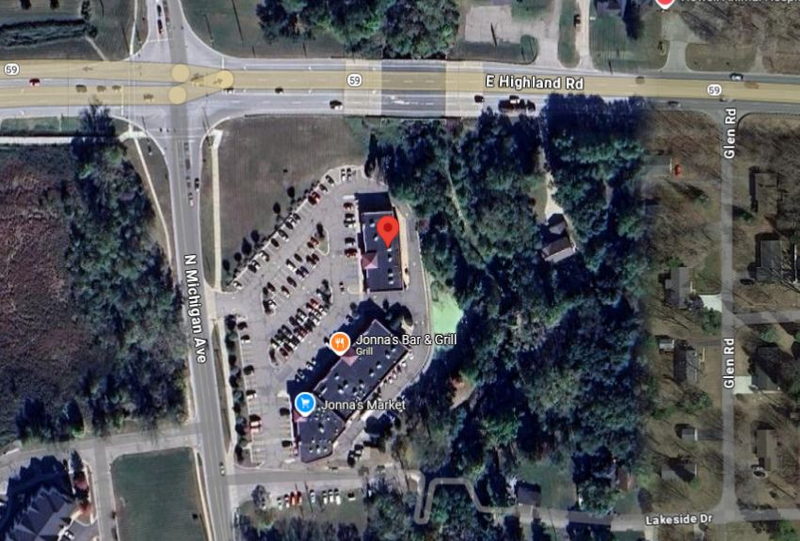 Diamond Dot Market - Aerial Map Of Mich Ave Location